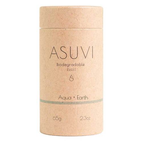 ASUVI Deodorant Refill Aqua + Earth - 65g | L'Organic Australia