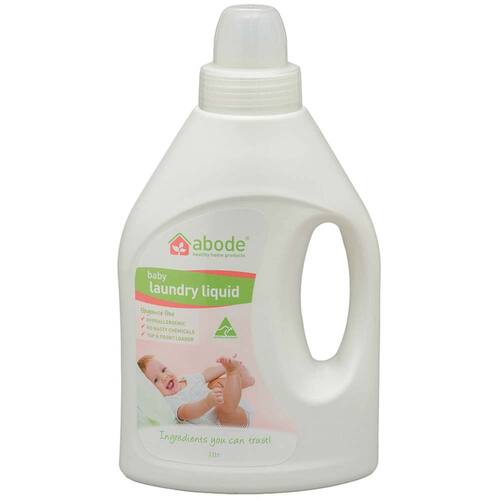 Abode Laundry Liquid - Baby - Fragrance Free - 1 Litre | L'Organic Australia