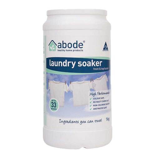 Abode Laundry Soaker High Performance - 1kg | L'Organic Australia