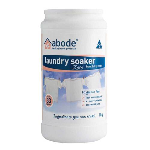 Abode Laundry Soaker - Zero - 1kg | L'Organic Australia