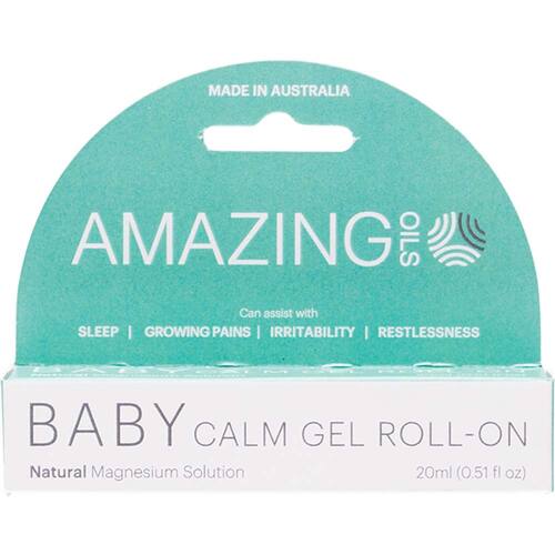 Amazing Oils Magnesium Baby Calm Gel Roll On - 20ml | L'Organic Australia