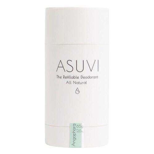 ASUVI Refillable Deodorant Angophora White Tube - 65g | L'Organic Australia