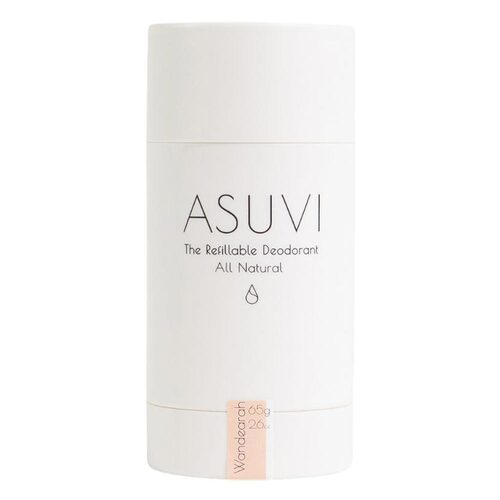 ASUVI Refillable Deodorant Wandearah White Tube - 65g | L'Organic Australia