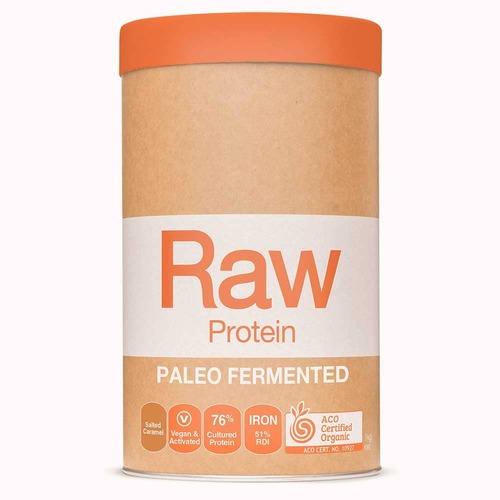 Raw Paleo Fermented Protein - Salted Caramel - 1kg | L'Organic Australia