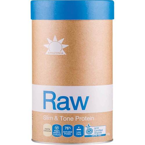 Raw Slim & Tone Protein - Vanilla & Cinnamon - 500g | L'Organic Australia