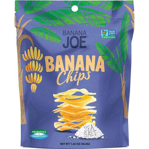 Banana Joe Banana Chips - Sea Salt - 46.8g | L'Organic Australia