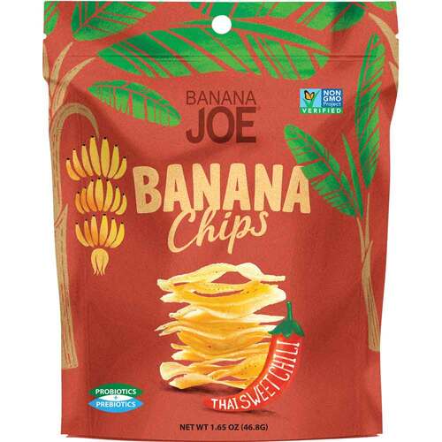 Banana Joe Banana Chips - Thai Sweet Chili - 46.8g | L'Organic Australia