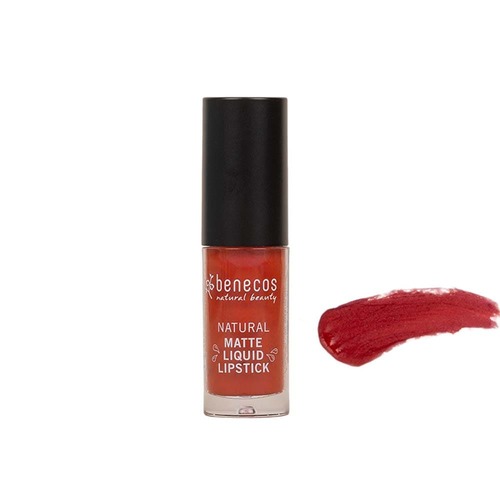 Benecos Matte Liquid Lipstick Trust in Rust - 5ml | L'Organic Australia