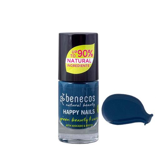 Benecos Nail Polish - Nordic Blue - 5ml | L'Organic Australia
