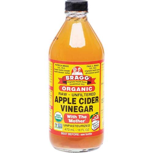 Bragg Certified Organic Apple Cider Vinegar - 473ml | L'Organic Australia