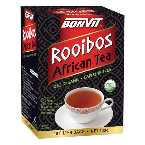 Bonvit Organic Rooibos African Tea - 40 Bags | L'Organic Australia