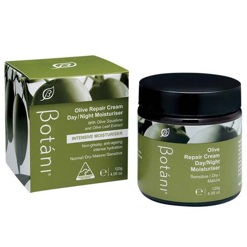 Botani Olive Repair Cream Day/Night Moisturiser (Sensitive/Dry/Mature) - 120g | L'Organic Australia