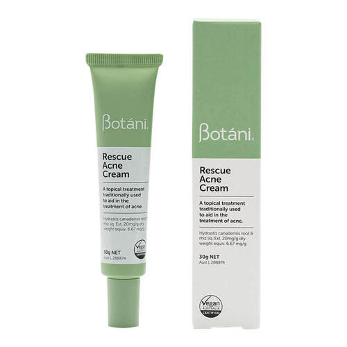Botani Rescue Acne Cream - 30g | L'Organic Australia