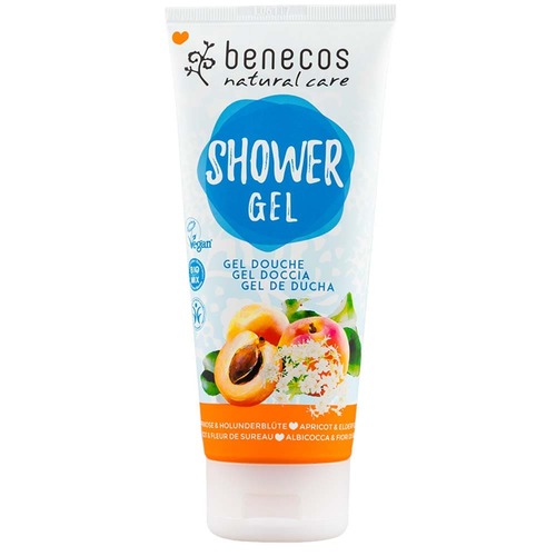 Benecos Shower Gel - Apricot & Elderflower - 200ml | L'Organic Australia
