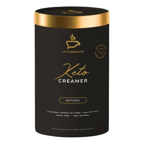 Before You Speak Keto Creamer Natural - 450g | L'Organic Australia