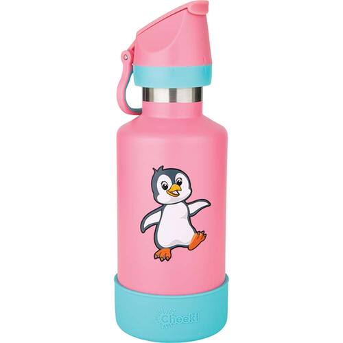 Cheeki Insulated Kids Water Bottle Pia the Penguin - 400ml | L'Organic Australia