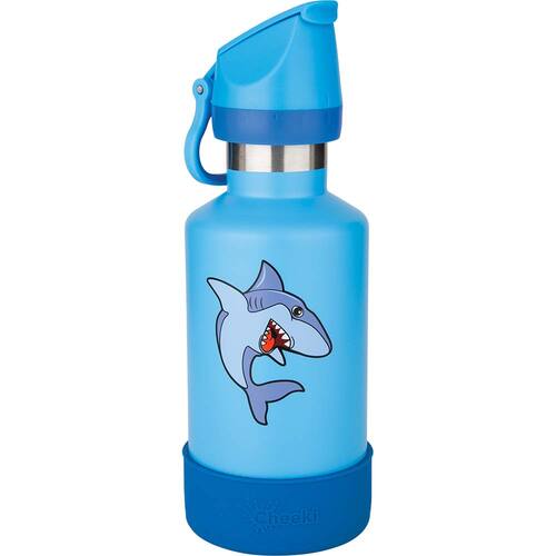 Cheeki Insulated Kids Water Bottle Sammy the Shark - 400ml | L'Organic Australia