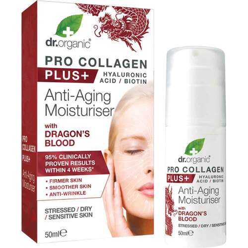 Dr. Organic Pro Collagen+ Dragon's Blood Moisturiser - 50ml | L'Organic Australia