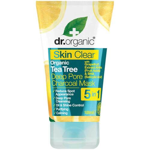 Dr. Organic Skin Clear Deep Pore Charcoal Mask - 100ml | L'Organic Australia