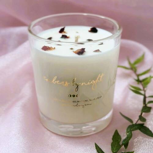 Embers By Night Crystal Infused Candle - Watermelon | L'Organic Australia