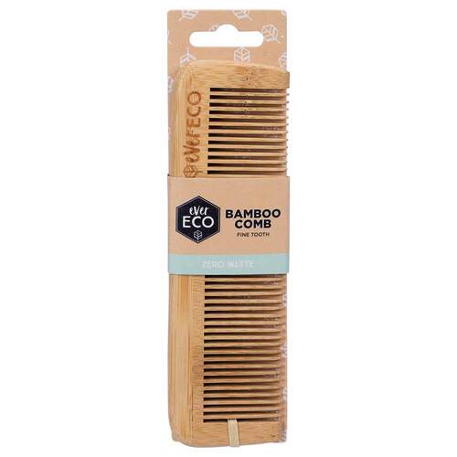 Ever Eco Bamboo Comb Fine Tooth - 1 Pack | L'Organic Australia