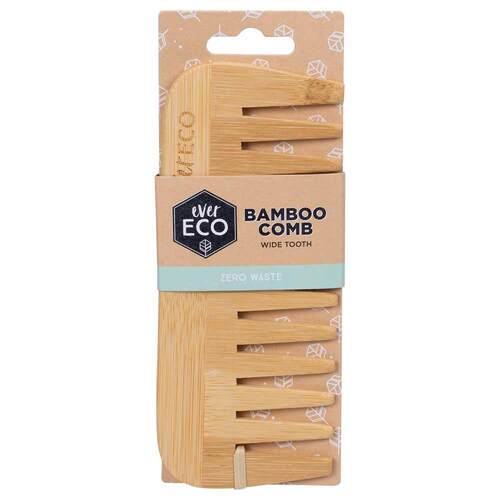 Ever Eco Bamboo Comb Wide Tooth - 1 Pack | L'Organic Australia