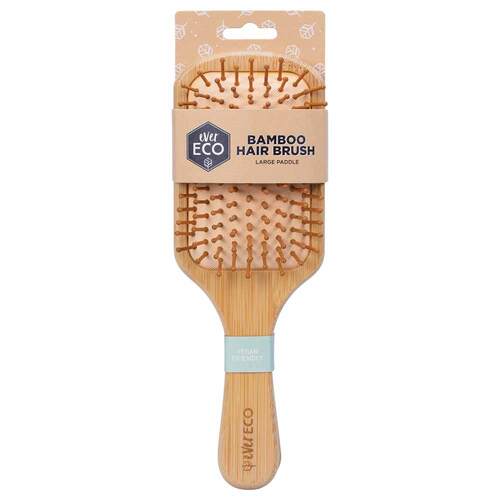 Ever Eco Bamboo Hair Brush Large Paddle - 1 Pack | L'Organic Australia