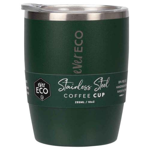 Ever Eco Insulated Coffee Cup - Forest - 295ml | L'Organic Australia