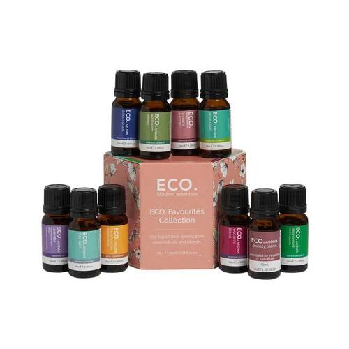 Eco Aroma Essential Oil Favourites Collection - 10ml x 10 Pack | L'Organic Australia