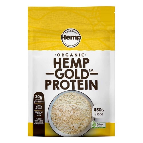 Essential Hemp Organic Hemp Protein Gold Powder - 450g | L'Organic Australia