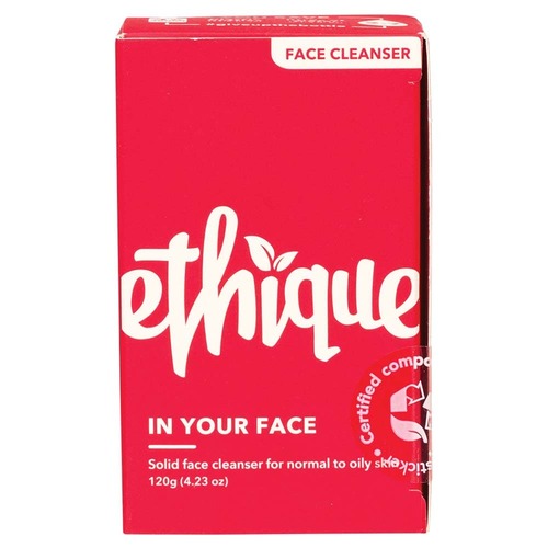 Ethique In your Face Facial Cleanser - Normal to Oily Skin - 120g | L'Organic Australia