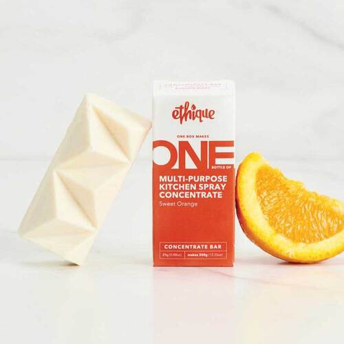 Ethique Multi Purpose Kitchen Spray Concentrate - Sweet Orange - 25g | L'Organic Australia