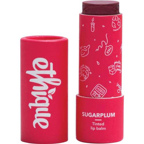 Ethique Tinted Lip Balm Sugarplum - 9g | L'Organic Australia