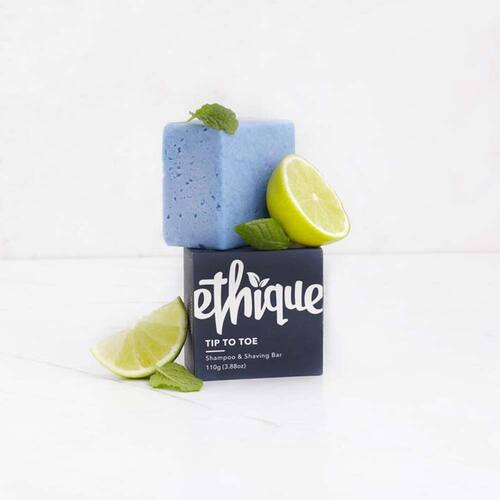 Ethique Tip-to-Toe Men's Solid Shampoo & Shaving Bar - 110g | L'Organic Australia