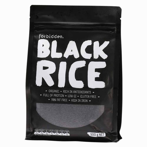 Forbidden Foods Organic Black Rice - 500g | L'Organic Australia