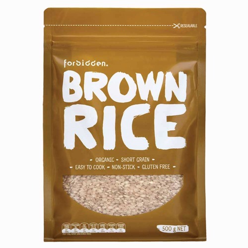 Forbidden Foods Organic Brown Rice - 500g | L'Organic Australia