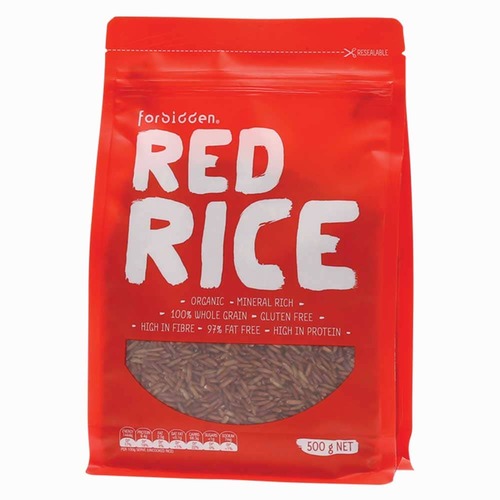 Forbidden Foods Organic Red Rice - 500g | L'Organic Australia
