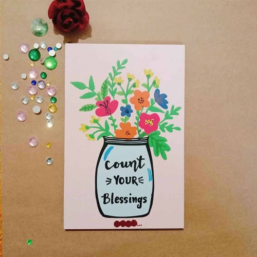 Wooden Fridge Magnets - Count Your Blessings - Large | L'Organic Australia
