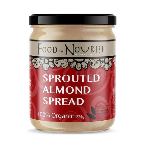 Food to Nourish  Sprouted Almond Spread - 400g | L'Organic Australia