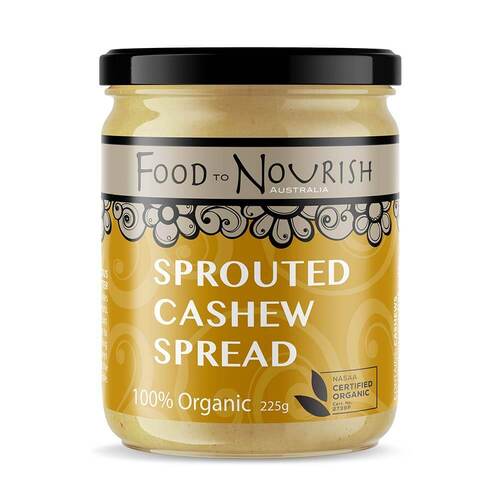 Food to Nourish Sprouted Cashew Spread - 200g | L'Organic Australia