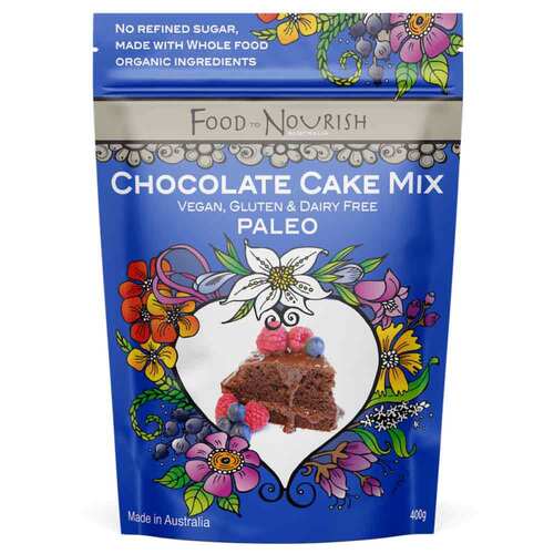 Food to Nourish Decadent Chocolate Cake Mix - 400g | L'Organic Australia