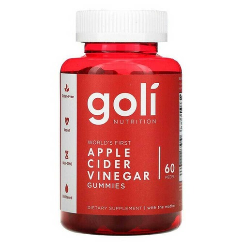 Goli Nutrition Apple Cider Vinegar Gummies - 60 Pack | L'Organic Australia