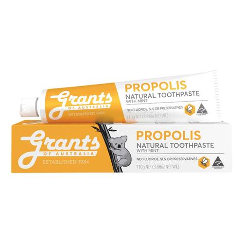 Grants Propolis Toothpaste - Fluoride Free - 110g | L'Organic Australia
