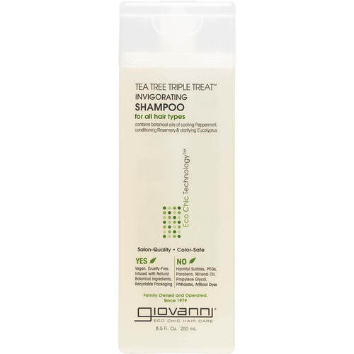 Giovanni Tea Tree Triple Treat Shampoo - 250ml | L'Organic Australia