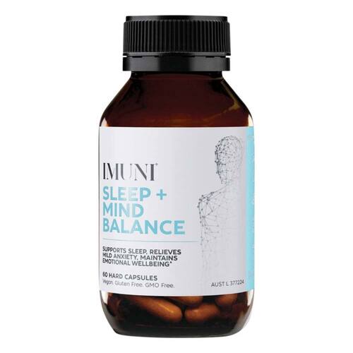 IMUNI Sleep + Mind Balance - 60 Capsules | L'Organic Australia