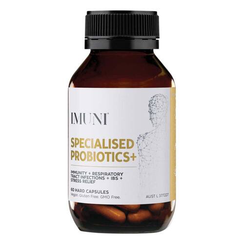 IMUNI Specialised Probiotics+ 60 Capsules | L'Organic Australia