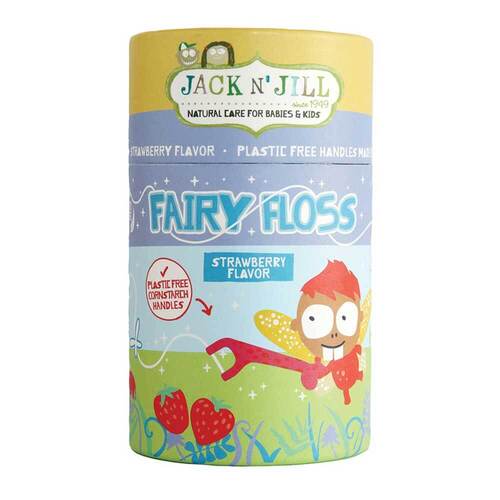 Jack N' Jill Fairy Floss Picks - Strawberry - 30 Pack | L'Organic Australia