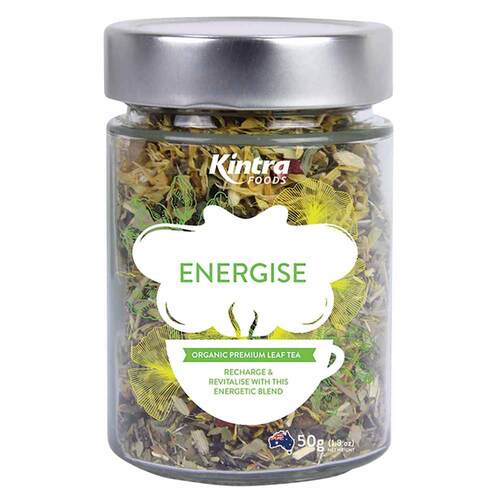Kintra Foods Energise Loose Leaf Tea 50g | L'Organic Australia