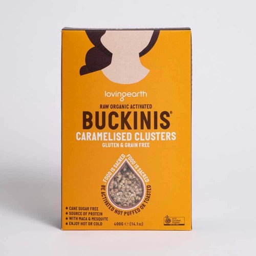 Loving Earth Buckinis Caramelised Clusters - 400g | L'Organic Australia