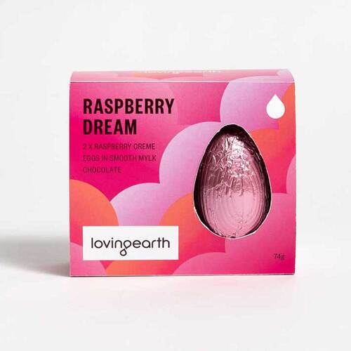 Loving Earth Raspberry Dream Eggs - 2 Pack | L'Organic Australia